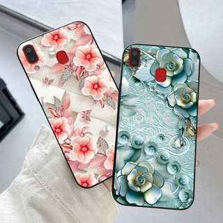 Ốp lưng Samsung a20 / ss a30 in hình hoa nữ sang chảnh