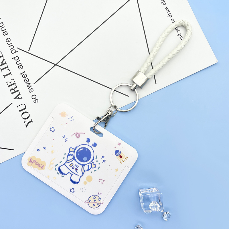 Bao đựng thẻ phi hành gia kèm dây đeo móc khóa