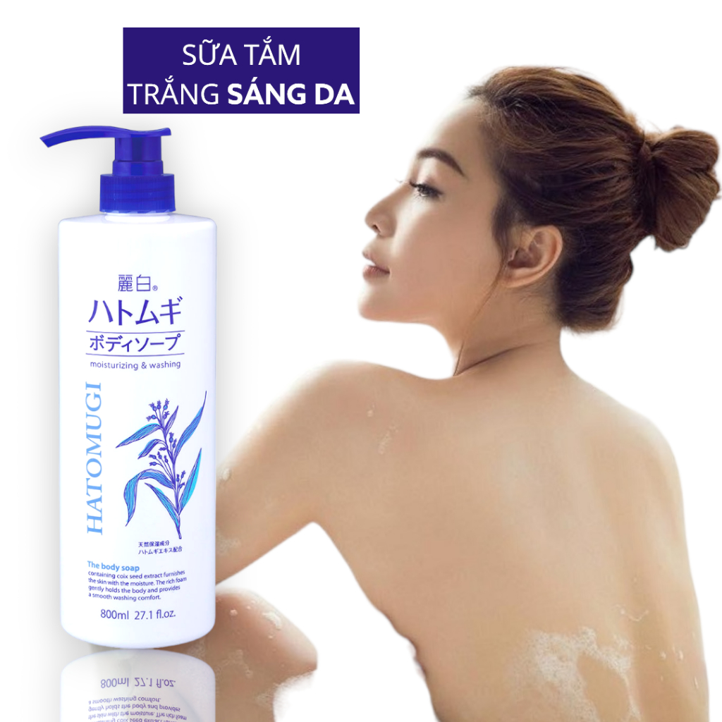 Sữa Tắm Hatomugi Trắng Sáng Da Từ Hạt Ý Dĩ