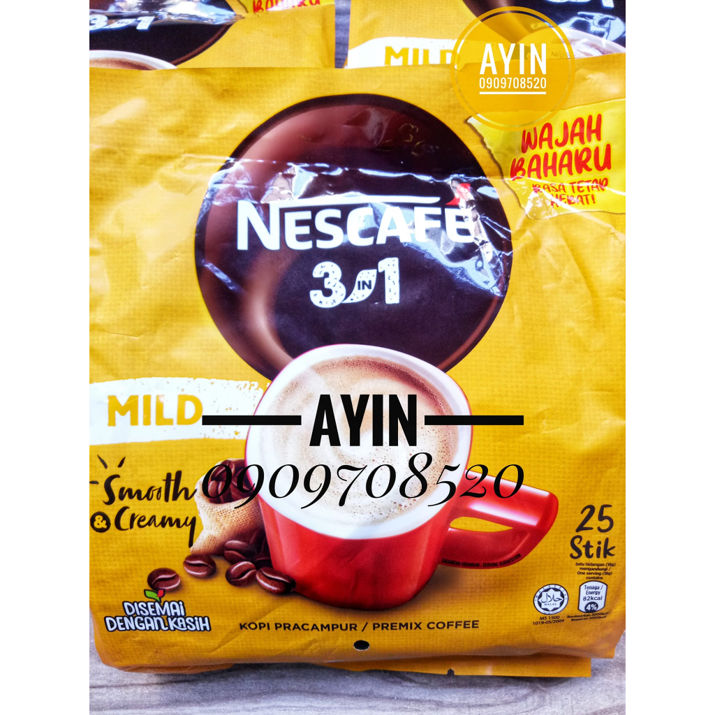 1 Gói Lẻ - Cà Phê Trắng Nescafé Malaysia