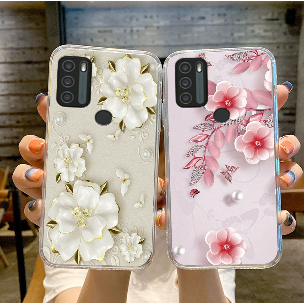 Ốp lưng vsmart Star 5 / vsmart Joy 4 / vsmart Live 4 in hình hoa nữ sang chảnh