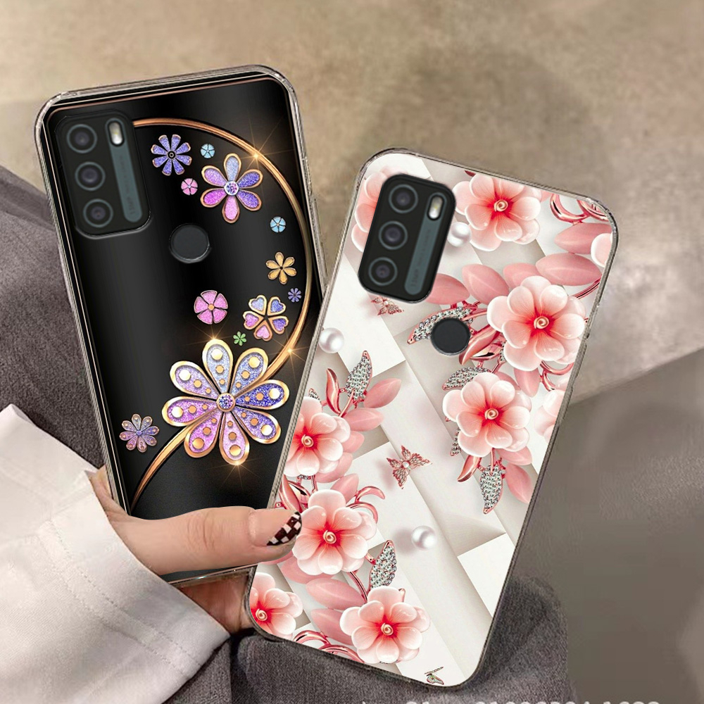 Ốp lưng vsmart Star 5 / vsmart Joy 4 / vsmart Live 4 in hình hoa nữ sang chảnh