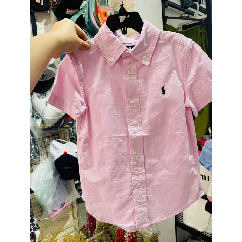 Áo sơ mi polo raul bé trai hàng dư xịn sz2-10/12y
