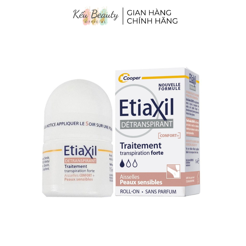 Lăn Khử Mùi Và Ngăn Mồ Hôi Chuyên Sâu Etiaxil 15ml-50ml