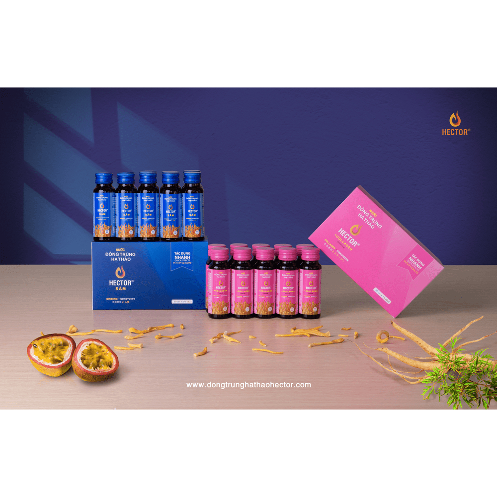 Nước đông trùng hạ thảo kết hợp collagen – Hector collagen
