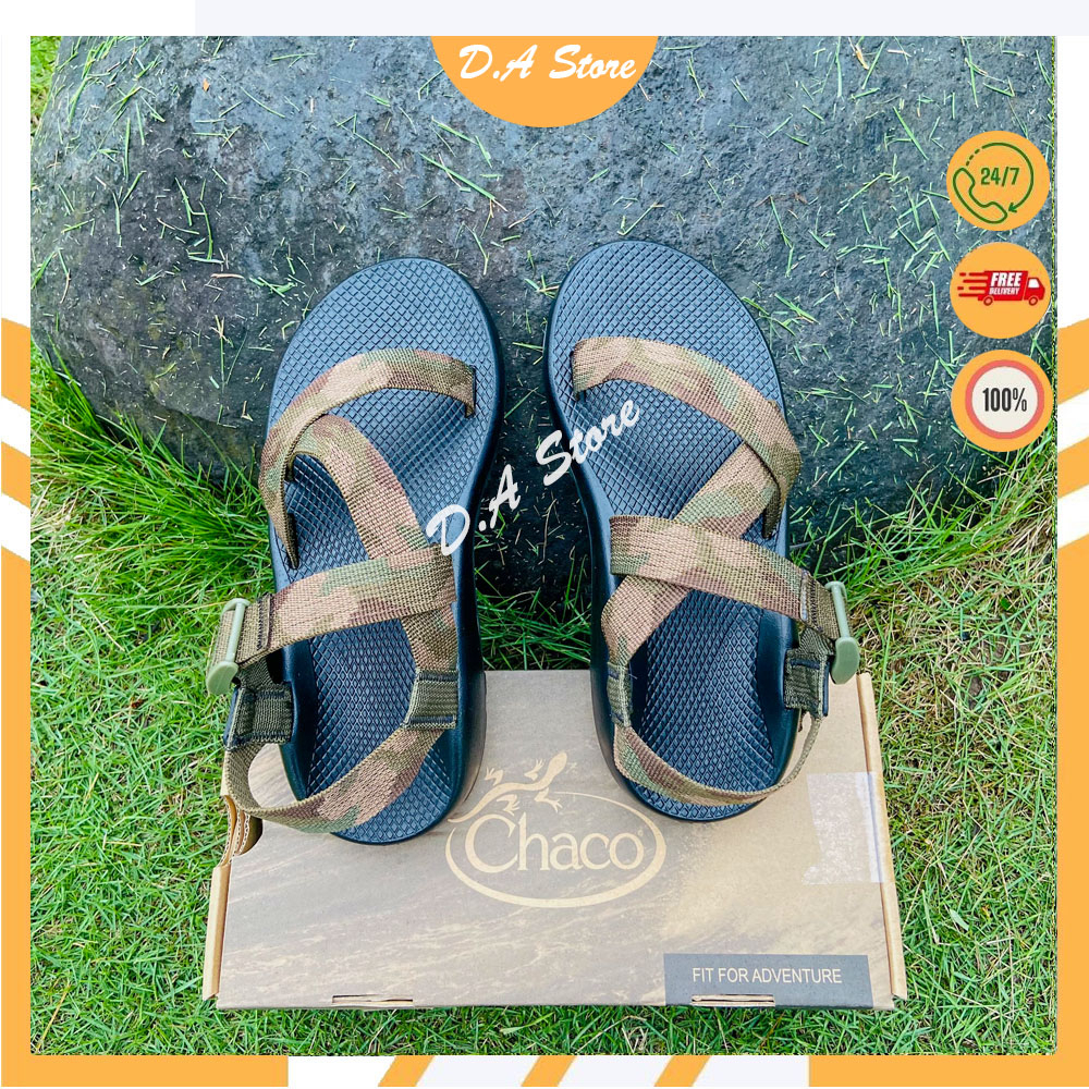 Sandal Chaco mẫu RẰN RI đế thường D.A Store dép nam nữ bền bỉ, năng động, bao bền