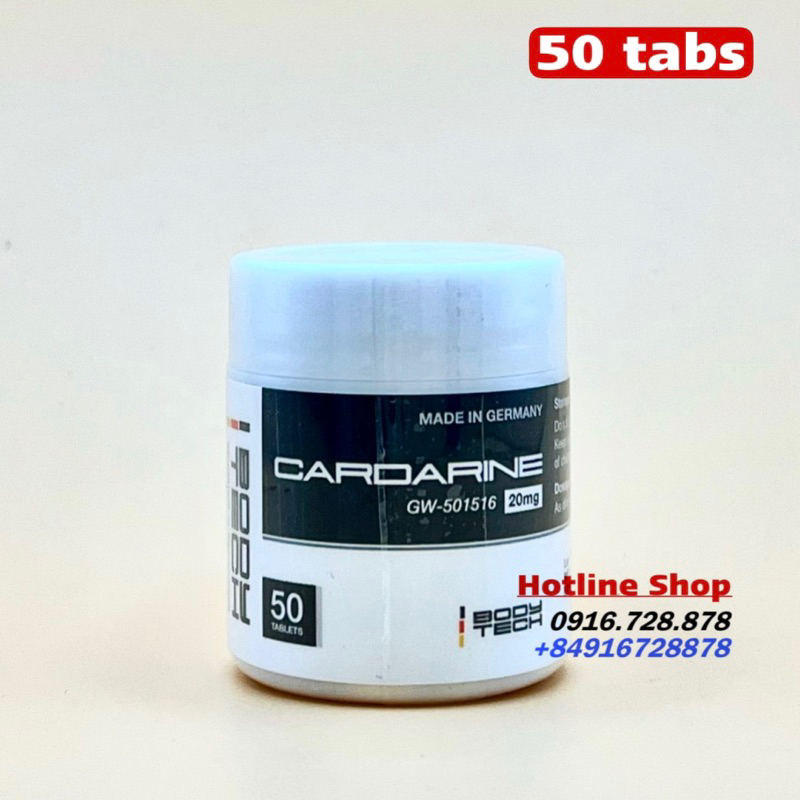 [Tăng Cơ, Giảm Mỡ] SARM Cardarine 20mg - GW 501516 Chính Hãng Bodytech