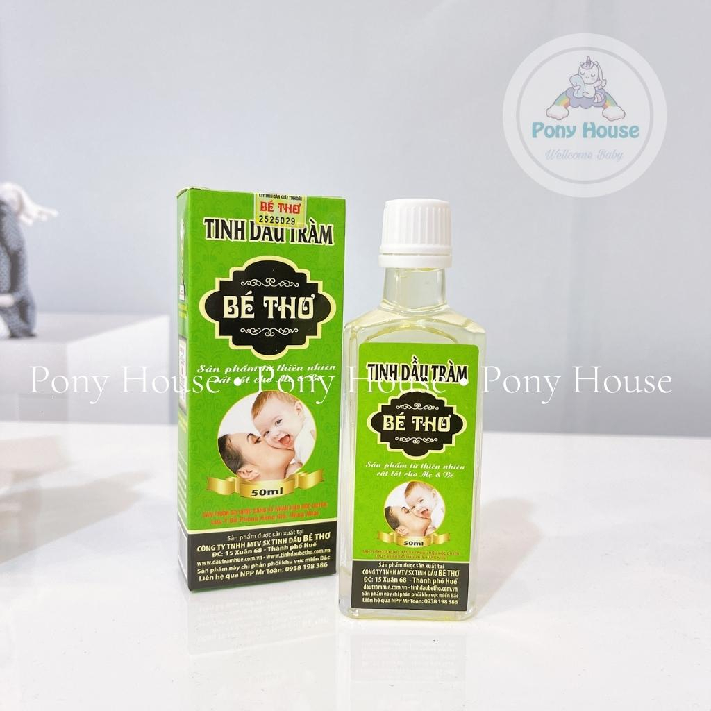 Tinh Dầu Tràm Huế Bé Thơ An Toàn Cho Bé Từ Sơ Sinh, Mẹ Bầu 50ml-100ml