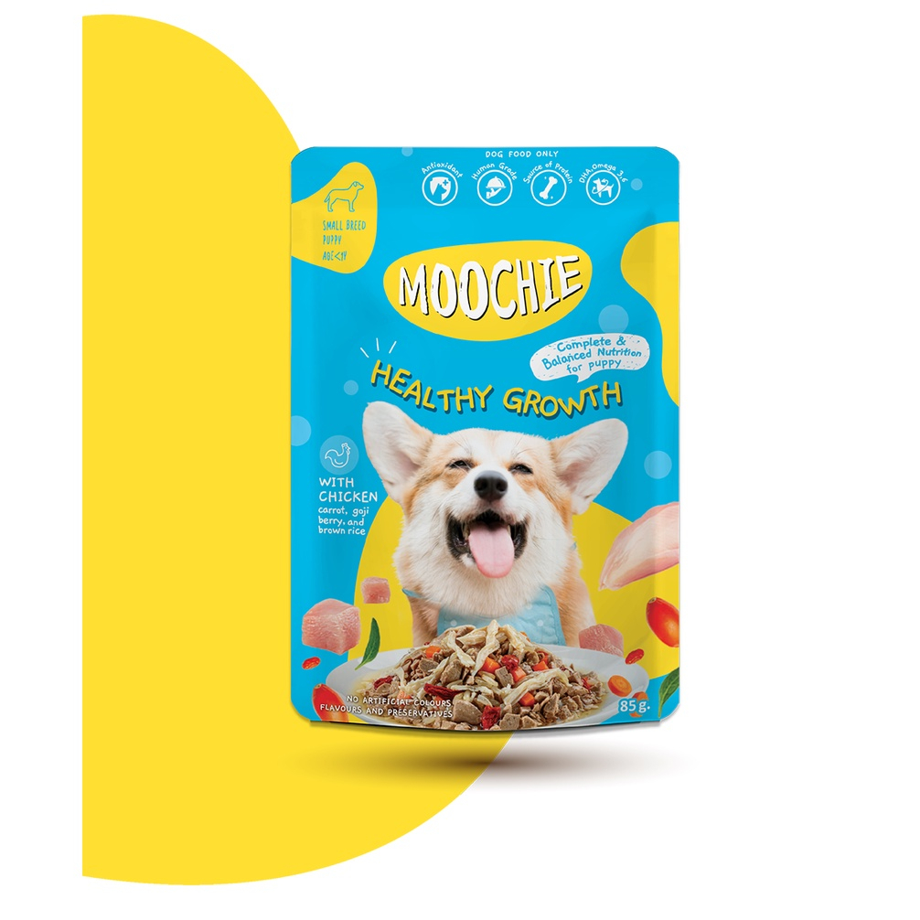 Pate Moochie hỗ trợ dinh dưỡng cho chó gói 85gr