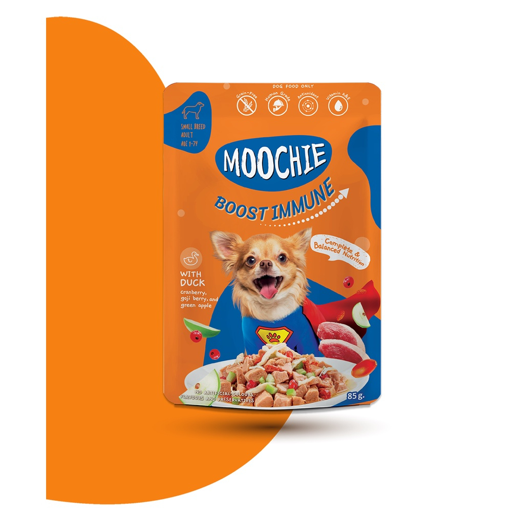 Pate Moochie hỗ trợ dinh dưỡng cho chó gói 85gr