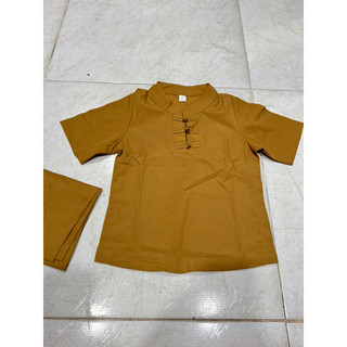 đồ lam đi chùa bé trai