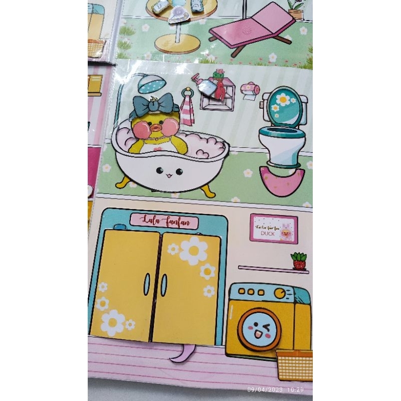 Búp bê giấy ( vịt bé TÈO / LalaFanfan)