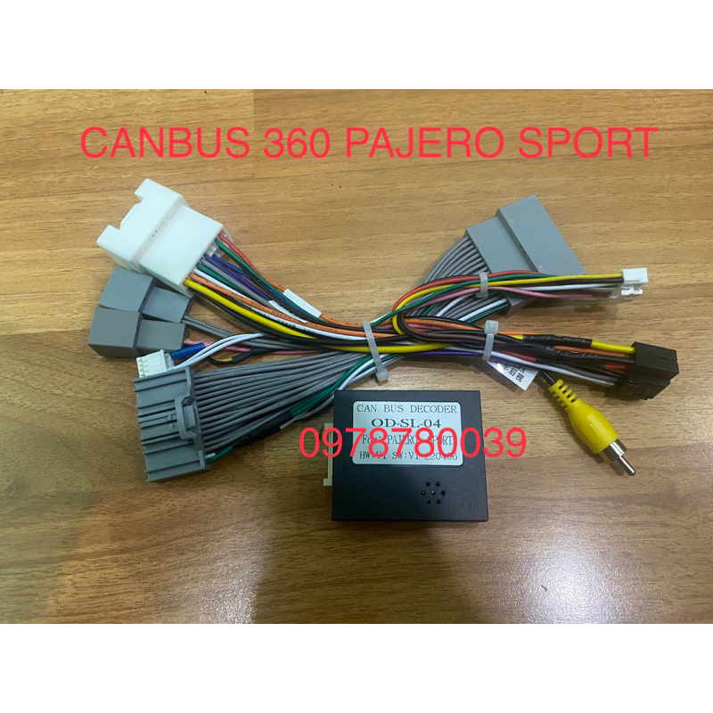 CANBUS GIỮ ZIN CAMERA 36O CHO XE MITSUBISHI PAJERO SPORT