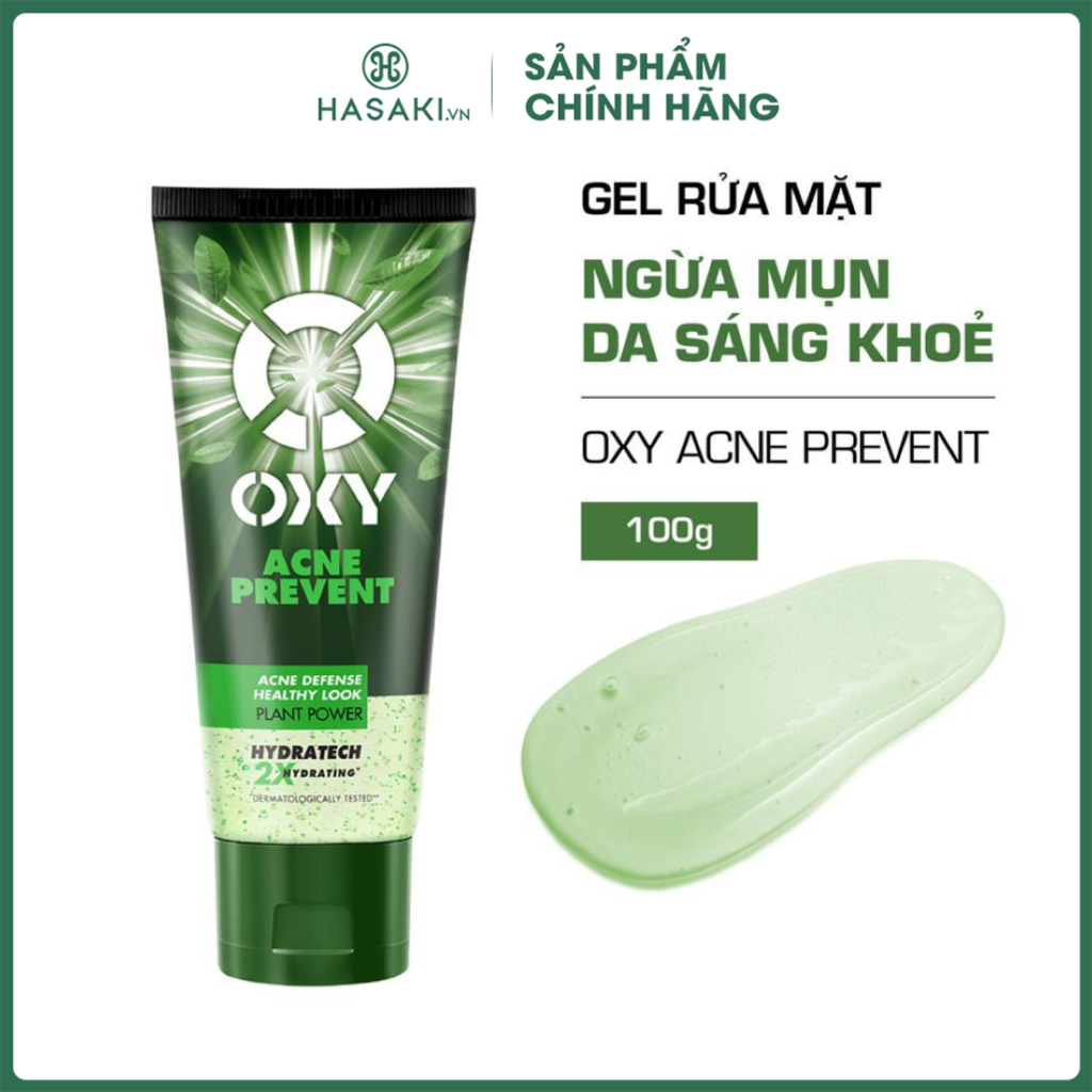 Gel Rửa Mặt OXY Ngừa Mụn, Da Sáng Khoẻ 100g Hasaki Sản Phẩm Chính Hãng