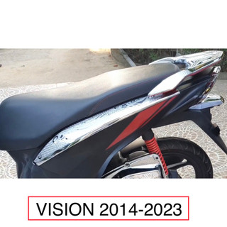 Bộ nẹp sườn vision 2014 - 2024 ốp hông crom, carbon