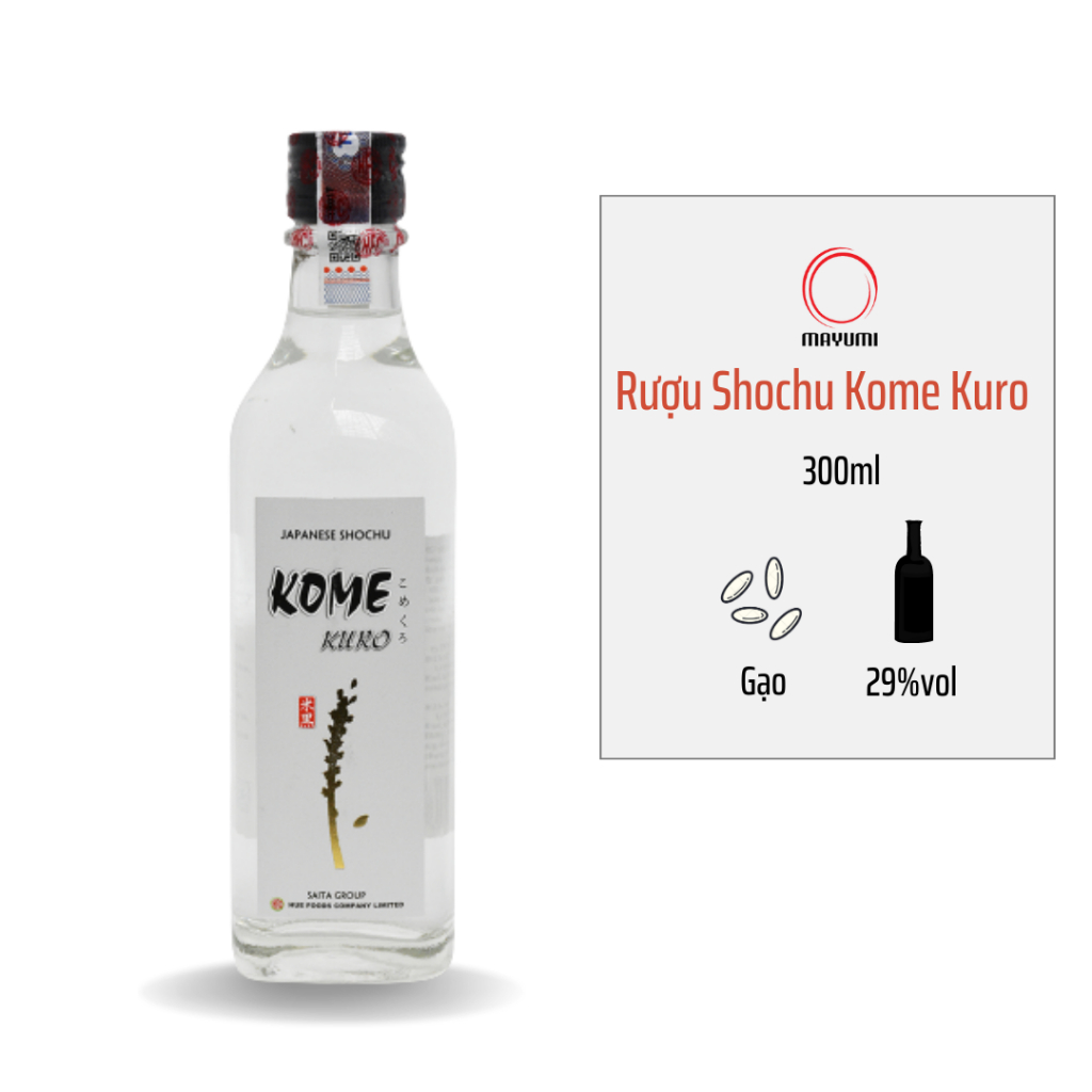 Rượu Shochu Kome Kuro 300ml