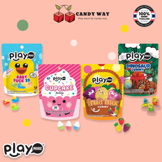 Kẹo dẻo play more thái lan vị trái cây gói 48g