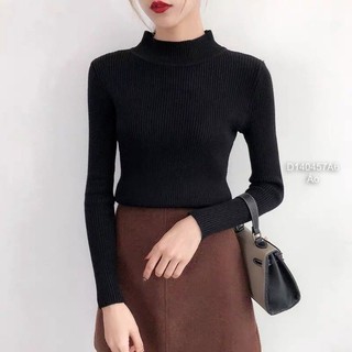 Áo Len trơn tay dạinhiều màu cổ lọ 3 phân hàng nhập!