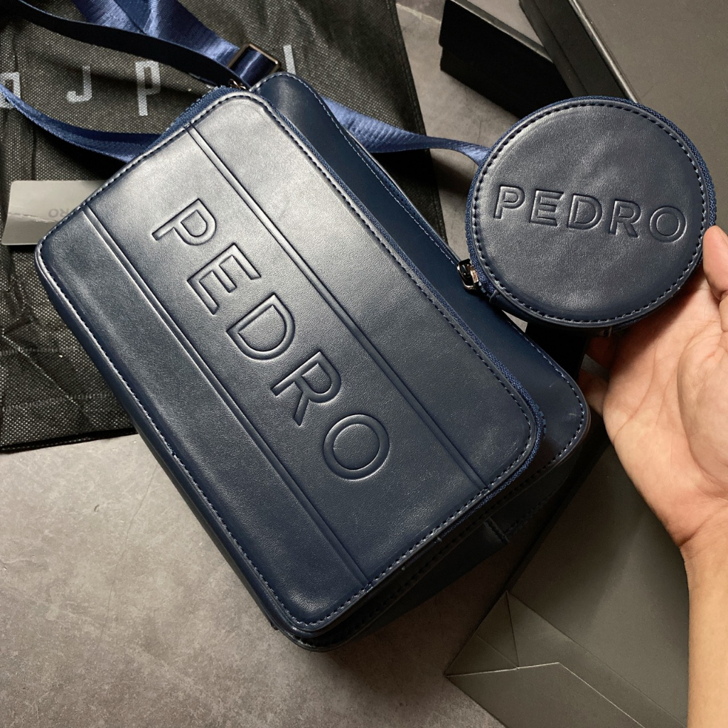 Túi Ped chữ to 2 ngăn kèm ví tròn pm13