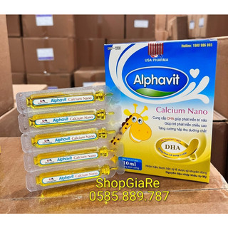 Alphavit Calcium Nano canxi bổ sung canxi cho bé giúp bé phát triển chống còi xương suy dinh dưỡng
