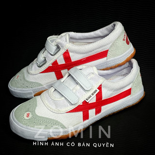 [SIÊU TIỆN LỢI] Giày xé dán trẻ em chống trơn trượt xé dán Bình Minh.Giày học sinh tập thể dục.