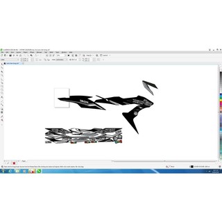 Tem rời sonic 150 đen trắng