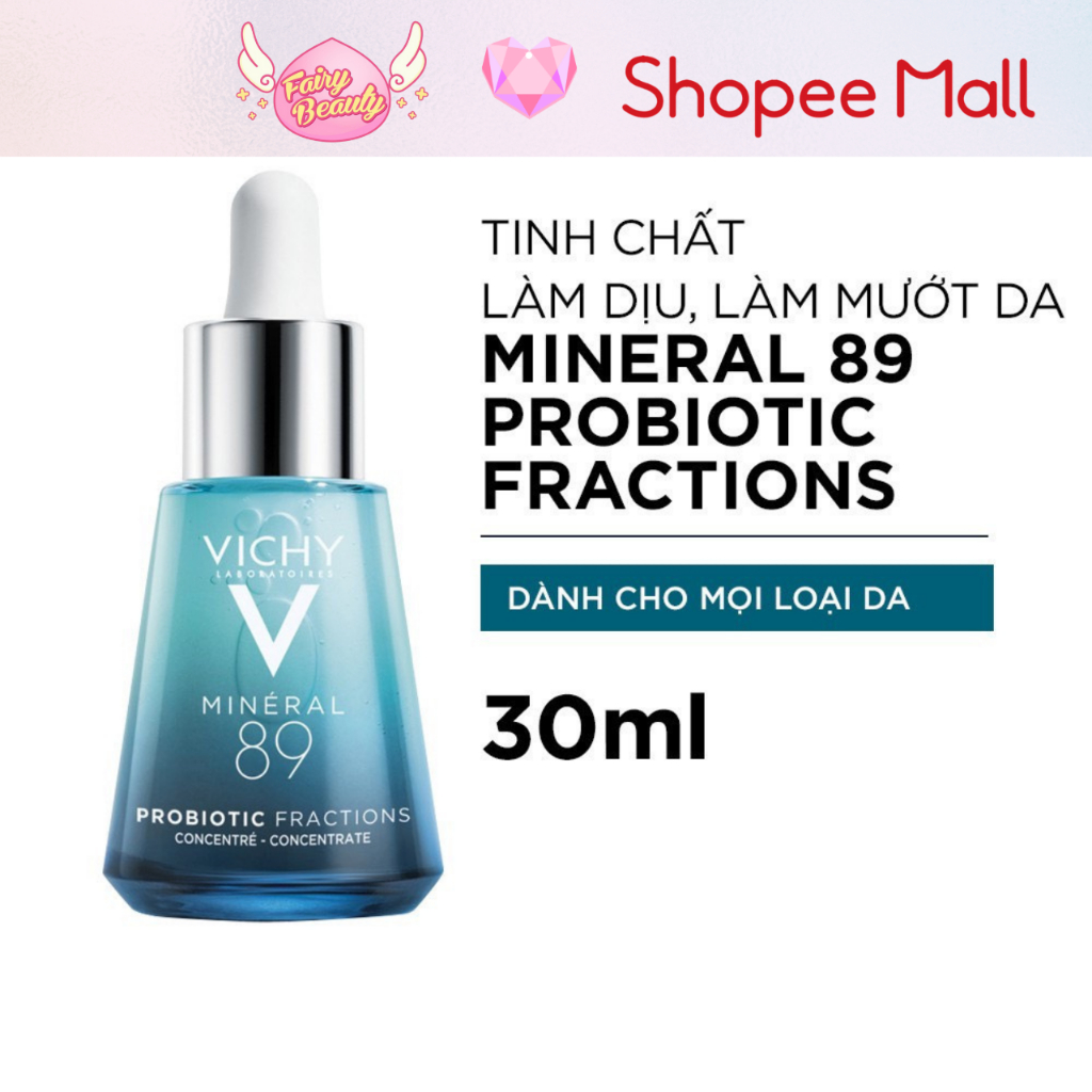 [VICHY] Tinh Chất Probiotic Giúp Tái Tạo & Giảm Căng Thẳng Làn Da Tức Thì Mineral 89 Probiotic Fractions 30/10ml