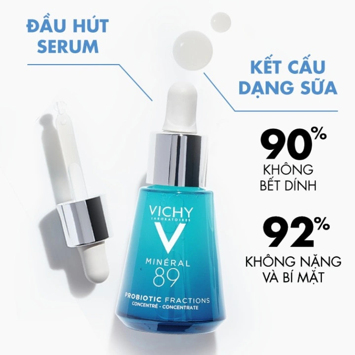 [VICHY] Tinh Chất Probiotic Giúp Tái Tạo & Giảm Căng Thẳng Làn Da Tức Thì Mineral 89 Probiotic Fractions 30/10ml