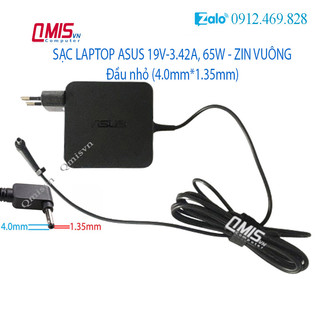SẠC LAPTOP ASUS 19V-3.42A, 65W, Đầu nhỏ (4.0*1.35mm)