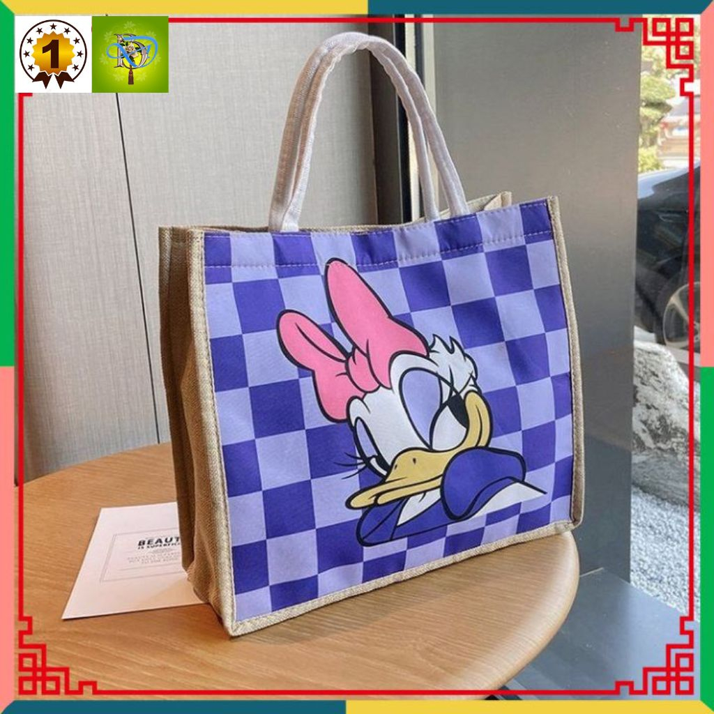 Túi xách nữ, túi vuông cầm tay hoạ tiết hình gấu màu trà sữa chất nỉ siêu cute phong cách hàn quốc.SIZE TO