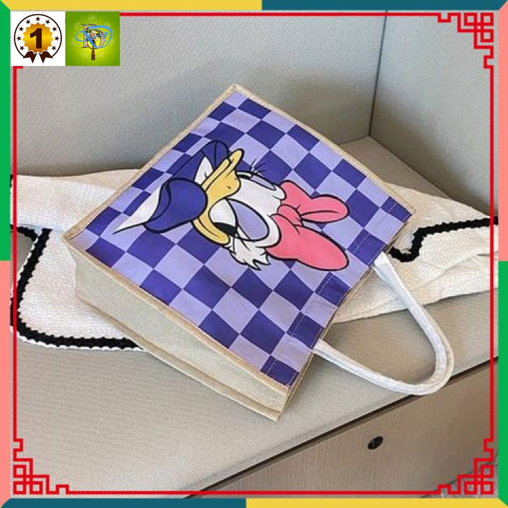 Túi xách nữ, túi vuông cầm tay hoạ tiết hình gấu màu trà sữa chất nỉ siêu cute phong cách hàn quốc.SIZE TO