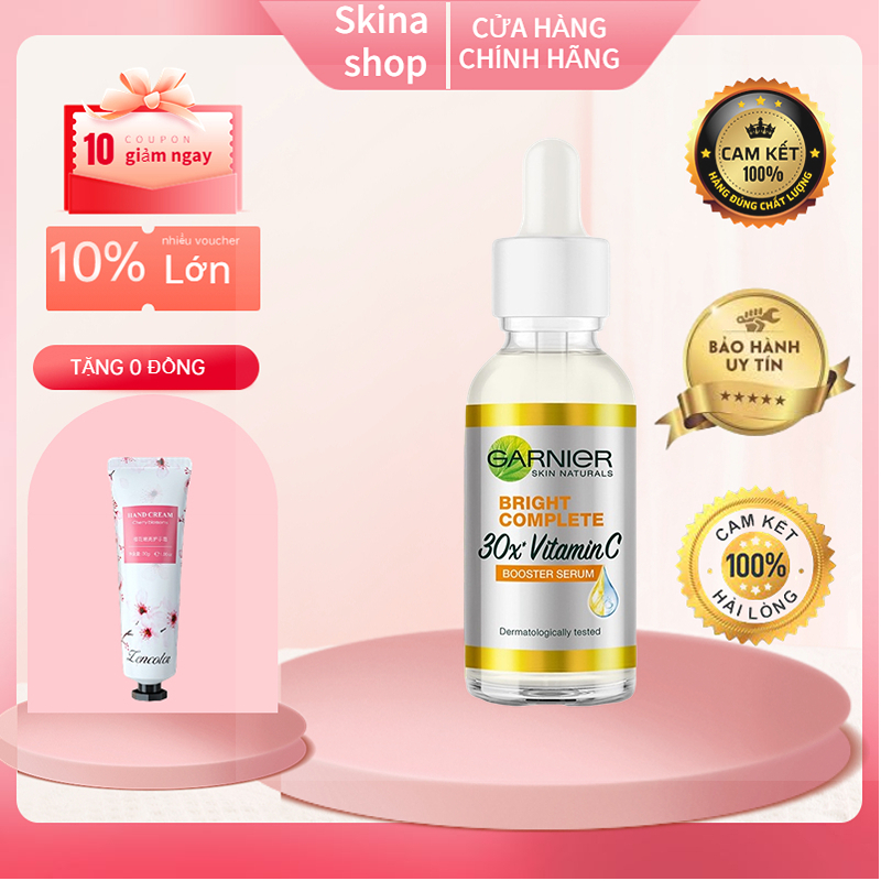 serum trắng da💋 ganier vitamin c 30 giảm mụn serum ganier tinh chất vitamin c giảm thâm mụn 30ml dưỡng ẩm chính hãng💋💋