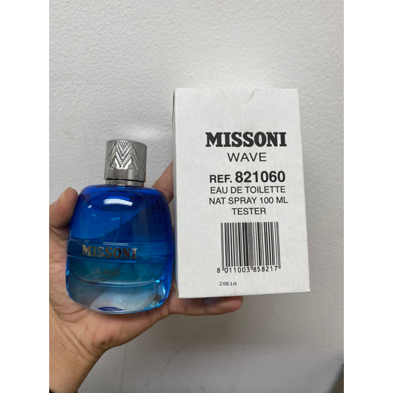 Nước Hoa Nam Missoni Wave Pour Homme Edt 100ml.Tester (box như hình)