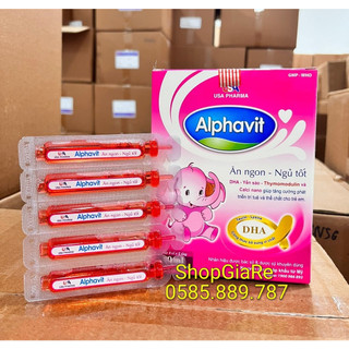 siro Alphavit ăn ngon giúp bé ăn ngon ngủ tốt bé thông minh, hỗ trợ bé kén ăn, ngủ không ngon giấc