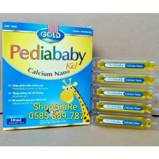 Pediababy calcium nano bổ sung canxi, phát triển chiều cao