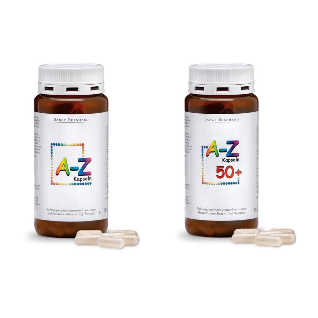 Vitamin tổng hợp Sanct Bernhard AZ Kapseln và AZ Kapseln 50+, 150 Viên