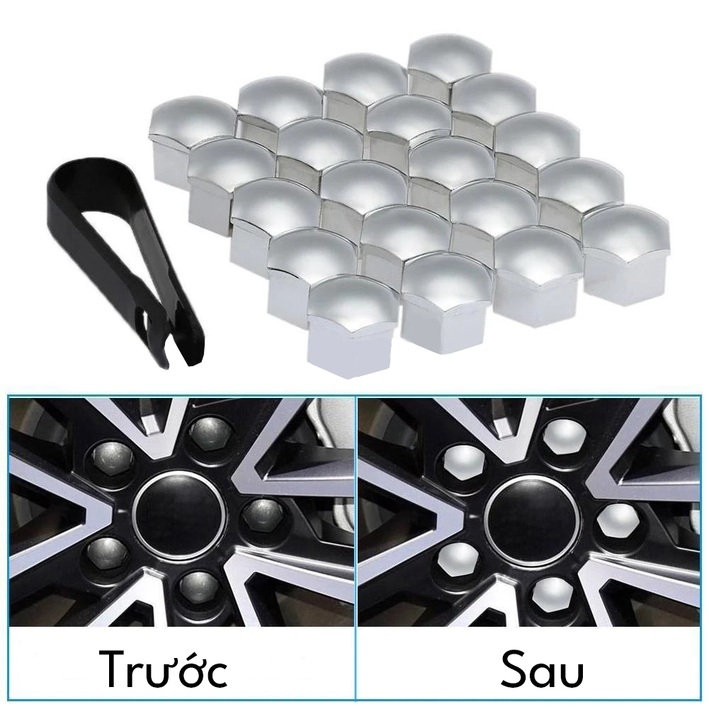 Nắp đậy bảo vệ ốc vít bánh xe oto - nắp đậy bảo vệ ốc vít bánh xe chống rỉ sét - nắp đậy trang trí bánh xe chuyên dụng