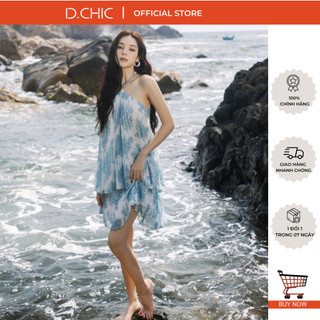 D.chic set áo buộc dây cổ và chân váy dập ly ms: 1811970 - 381735