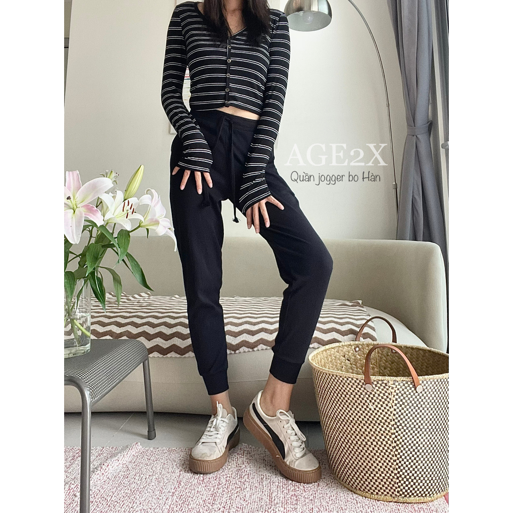 Quần jogger thể thao unisex   AGE2X hàng VNXK chất lượng cao