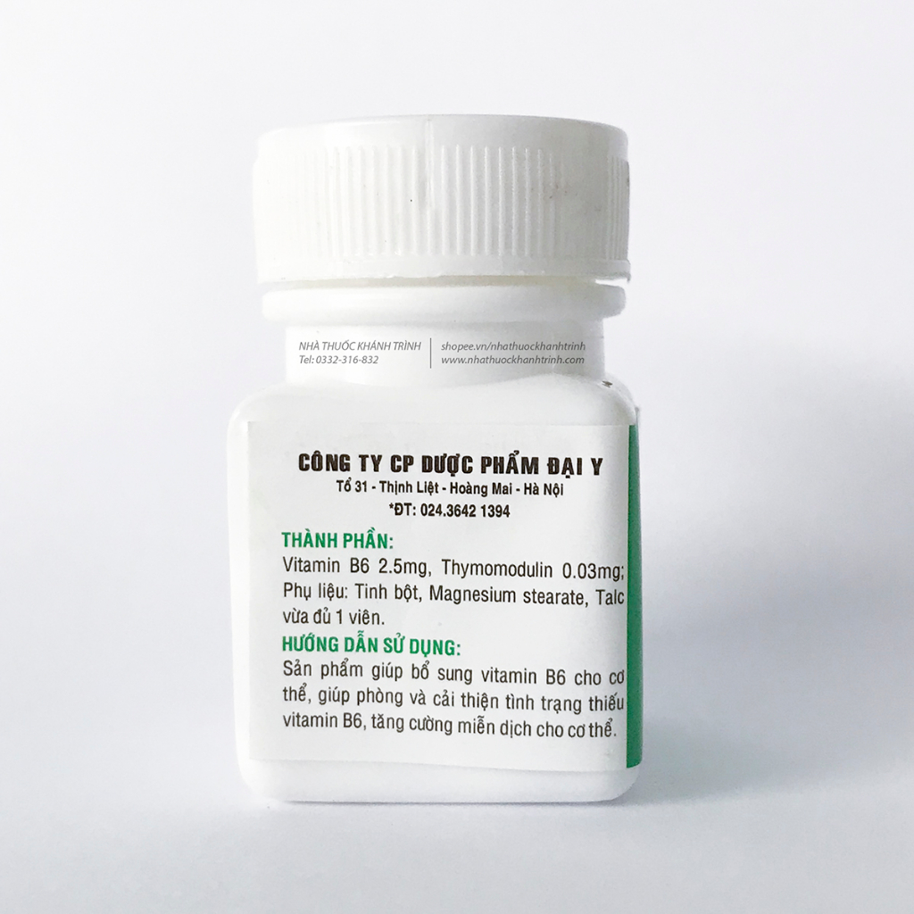 Vitamin B6 - lọ 100 viên