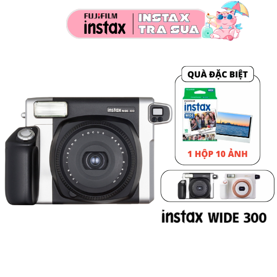 Fujifilm Instax Wide 300 - Máy ảnh chụp lấy ngay khổ WIDE - Tặng kèm 10 film | BigBuy360 - bigbuy360.vn