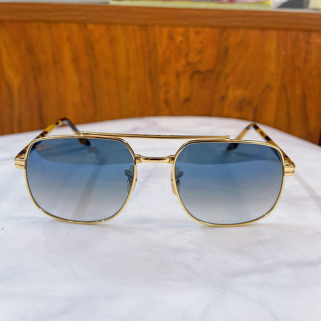 KÍNH RAYBAN MẮT XANH LOANG NHẠT