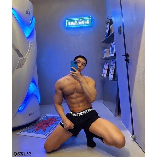 Quần GYM #Onmygame for NAM vải thun lạnh, co dãn, thể thao, sport