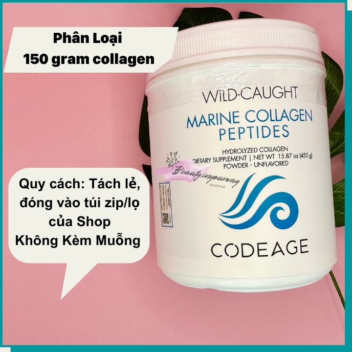 [CHÍNH HÃNG CODEAGE] Bột Collagen Giúp Trẻ Hóa Da Code Age Marine Collagen Peptides 450g | BigBuy360 - bigbuy360.vn