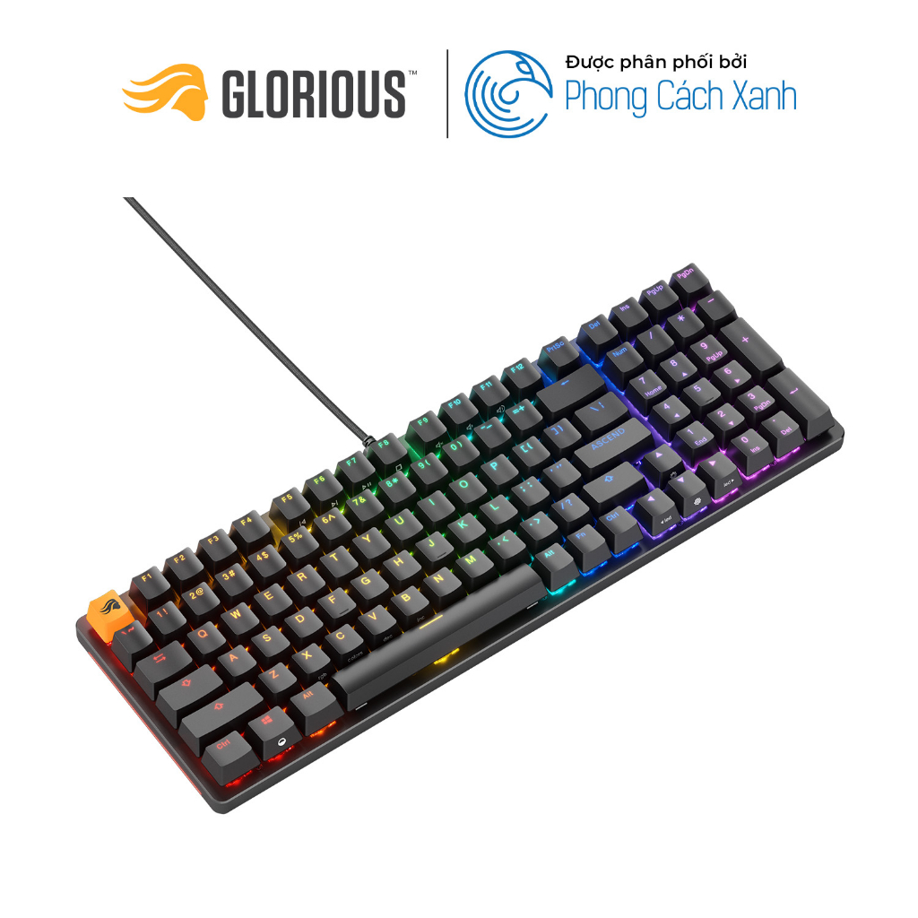 Bàn phím cơ custom Glorious GMMK 2 Fullsize 96% - Pre-built  - Hàng Chính Hãng