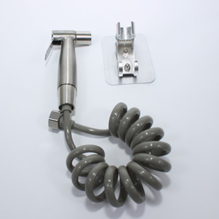 BỘ VÒI XỊT VỆ SINH INOX 304 trọn bộ gồm đầu vòi, dây xịt, giá treo vòi. áp lực nước mạnh, cứng cáp , sang trọng