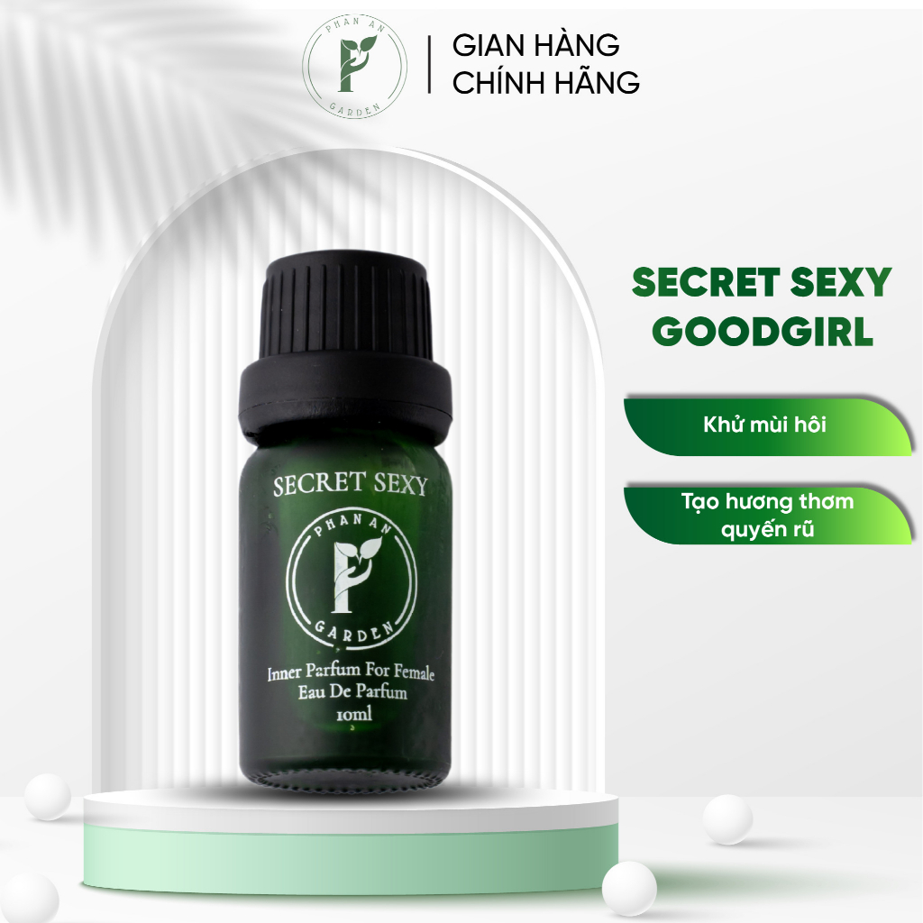 Nước hoa vùng kín Phan An Garden Secrect Sexy Goodgirl giúp cân bằng độ PH và khử mùi vùng kín 10ml