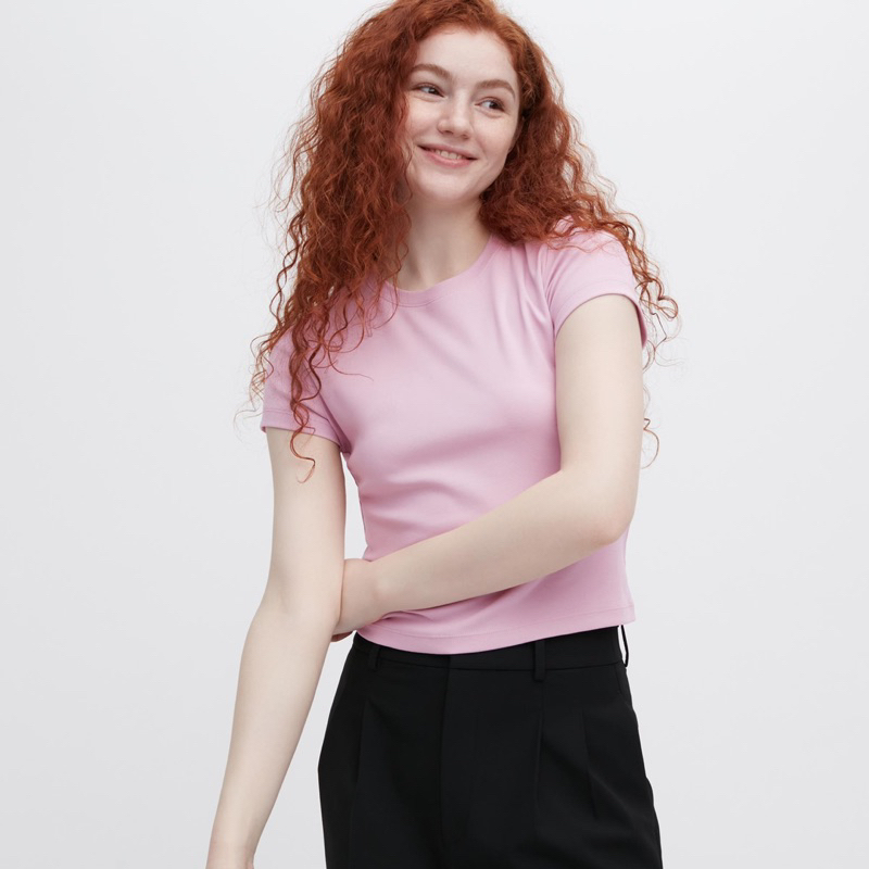 Áo thun croptop Baby tee Uniql0 Nhật