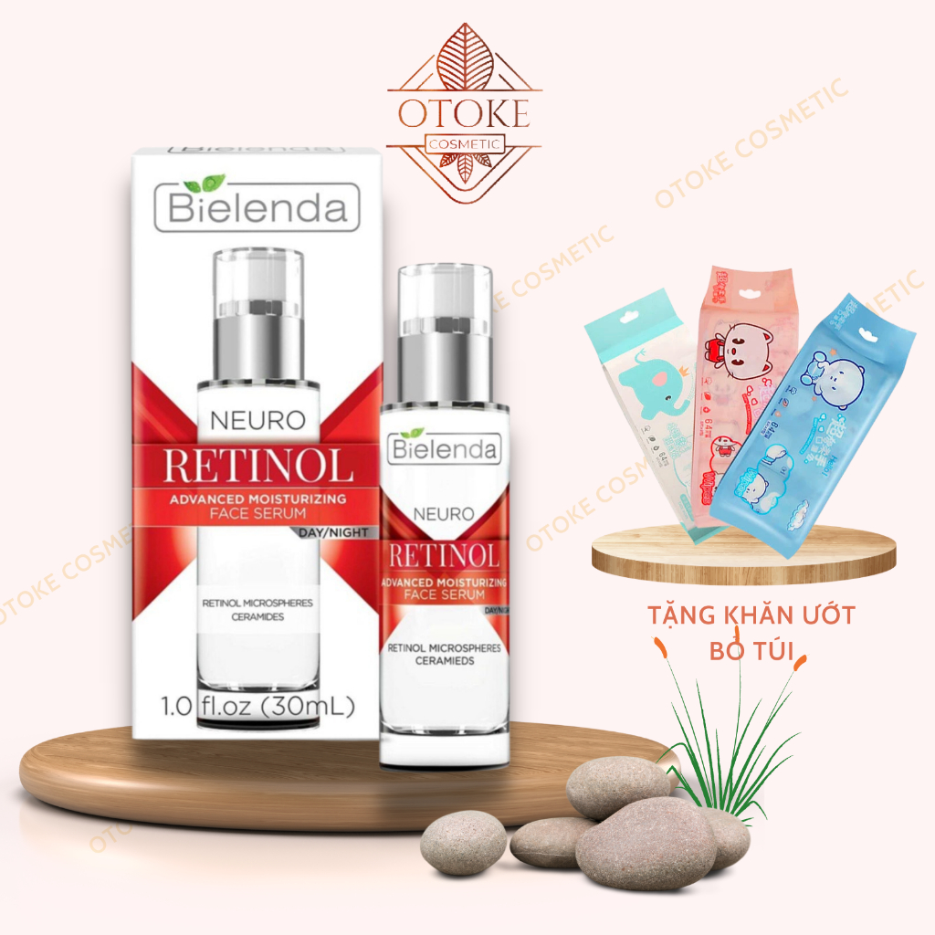 Serum chống lão hóa, tái tạo da Bielenda Neuro Retinol Advanced Moisturizing Serum Day/Night 30ml