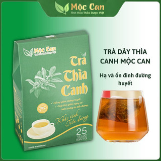  Trà Thìa Canh Mộc Can 25 túi 5gr Giảm Đường Huyết Phòng Ngừa Biến Chứng Tiểu Đường 